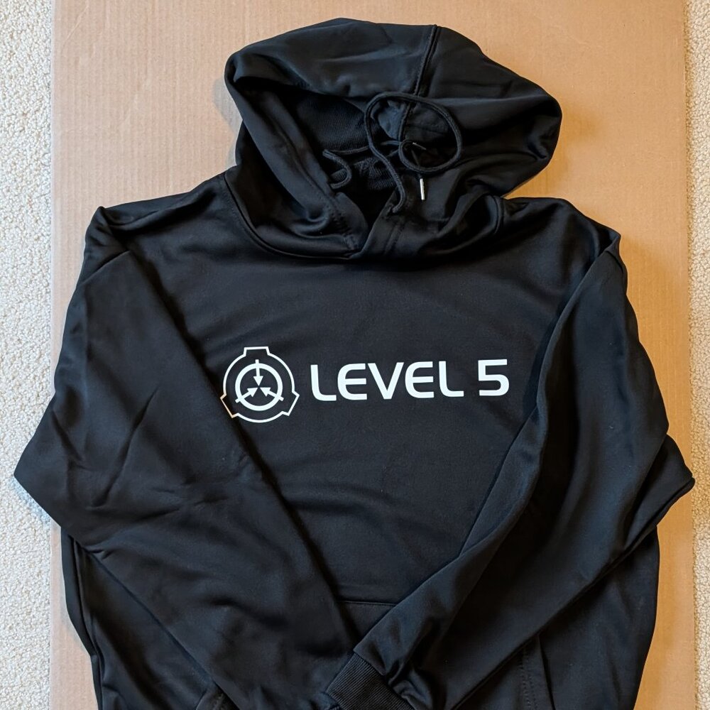 Kids XL Black Hoodie - SCP Logo